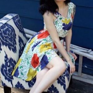 Anthropologie floral dress